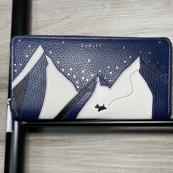 RADLEY LONDON Handbags - NWT- Radley London Large Zip Around Pebble Leather Wallet, Mountain Wanderer